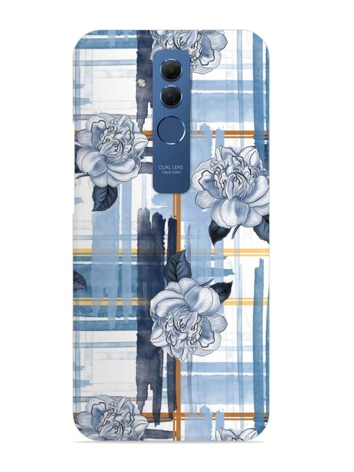 Watercolor Pattern Rose Snap Case for Honor Mate 20 Lite Zapvi