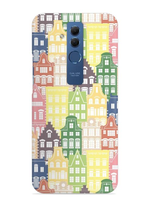 Seamless Shapes Pattern Snap Case for Honor Mate 20 Lite Zapvi