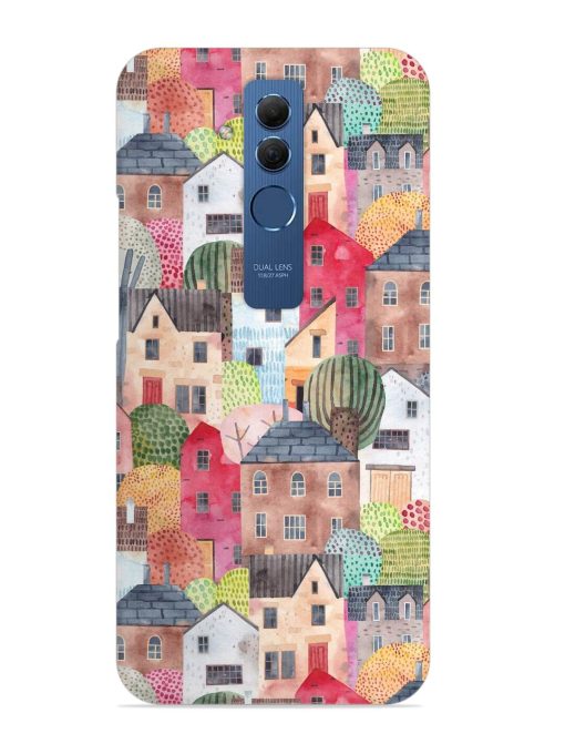 Abstract Seamless Pattern Snap Case for Honor Mate 20 Lite Zapvi