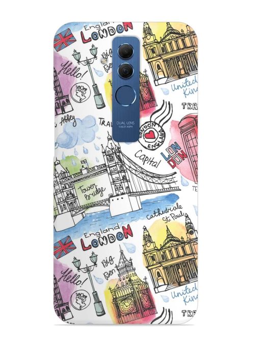 Vector London Landmark Snap Case for Honor Mate 20 Lite