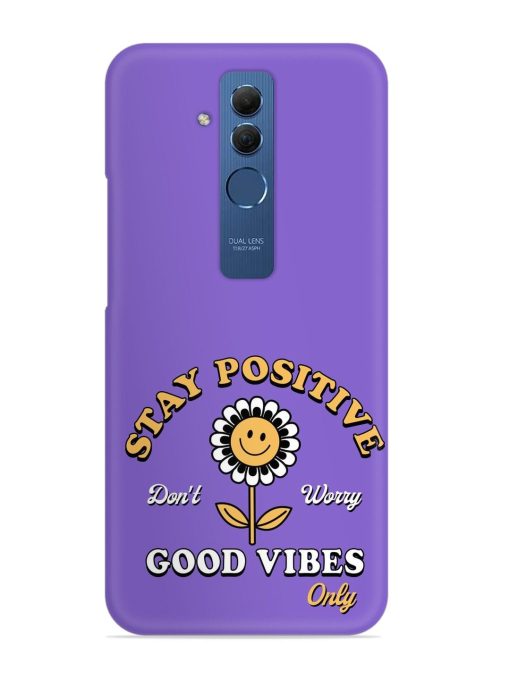 Retro Positive Flower Snap Case for Honor Mate 20 Lite Zapvi