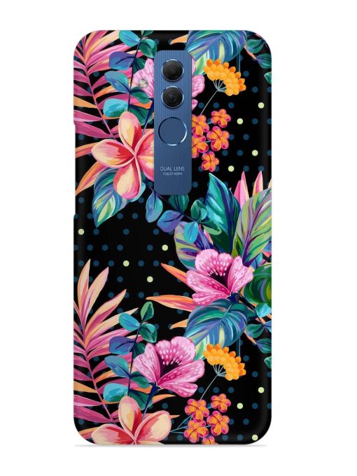 Seamless Floral Pattern Snap Case for Honor Mate 20 Lite Zapvi