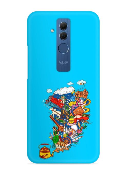 Vector Design Indian Snap Case for Honor Mate 20 Lite Zapvi