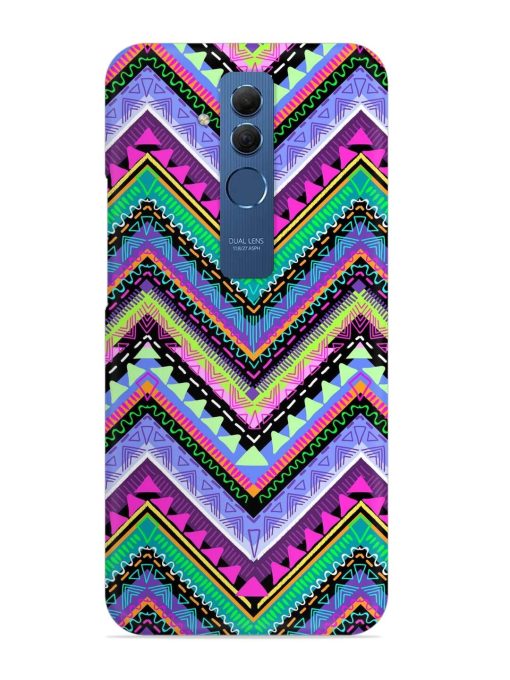 Tribal Aztec Print Snap Case for Honor Mate 20 Lite Zapvi