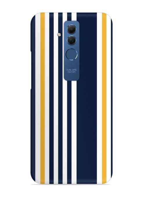 Seamless Stripe Pattern Snap Case for Honor Mate 20 Lite