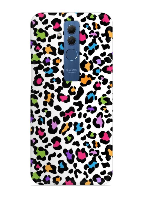 Seamless Leopard Pattern Snap Case for Honor Mate 20 Lite Zapvi