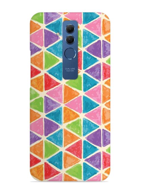 Seamless Colorful Isometric Snap Case for Honor Mate 20 Lite Zapvi