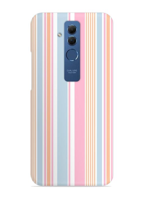 Stripe Seamless Pattern Snap Case for Honor Mate 20 Lite