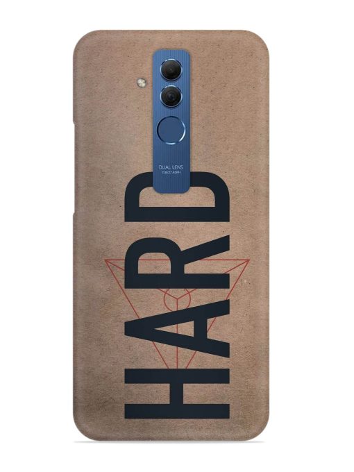 Hard Typo Snap Case for Honor Mate 20 Lite Zapvi