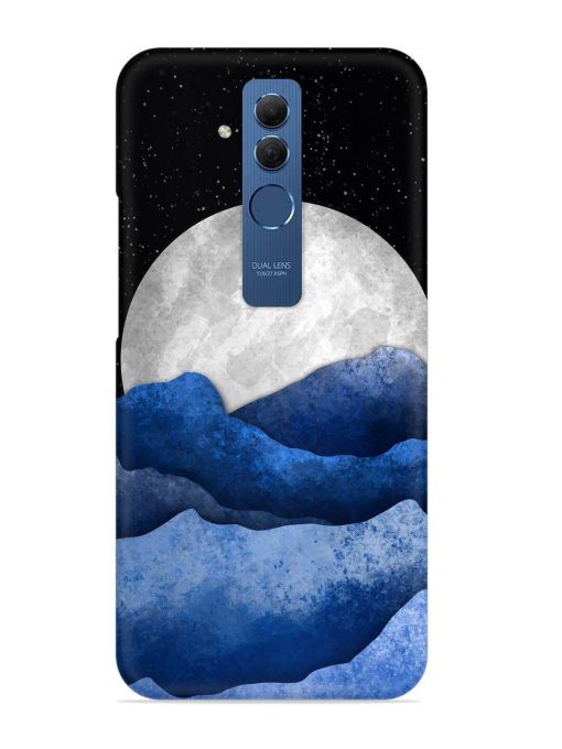 Full Moon Mountain Vector Snap Case for Honor Mate 20 Lite Zapvi