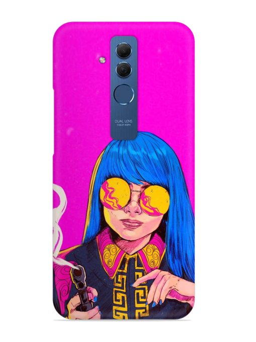 Aesthetic Anime Girl Snap Case for Honor Mate 20 Lite Zapvi