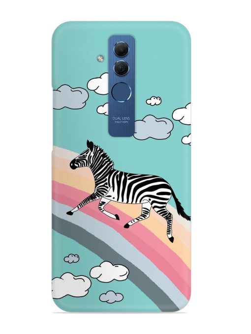 Running Zebra Snap Case for Honor Mate 20 Lite Zapvi