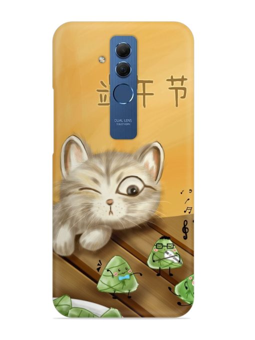 Cat Scorpion Dancing Snap Case for Honor Mate 20 Lite Zapvi