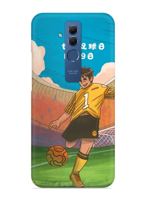 Soccer Kick Snap Case for Honor Mate 20 Lite Zapvi