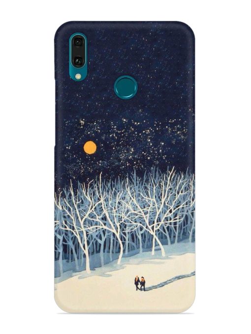 Full Moon Snowshoe Tour Snap Case for Honor Y9 (2019) Zapvi