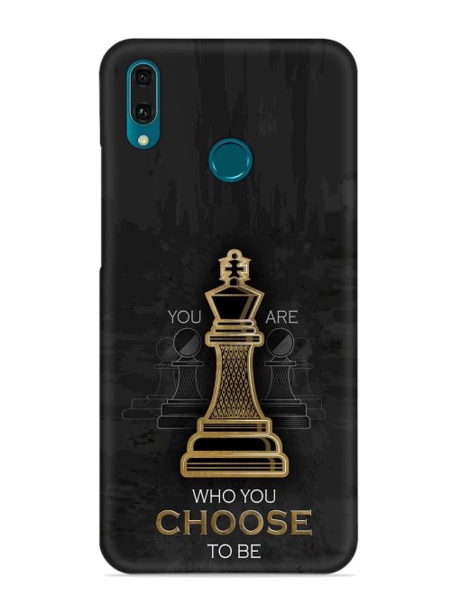 You Are Who Choose To Be Snap Case for Honor Y9 (2019) Zapvi