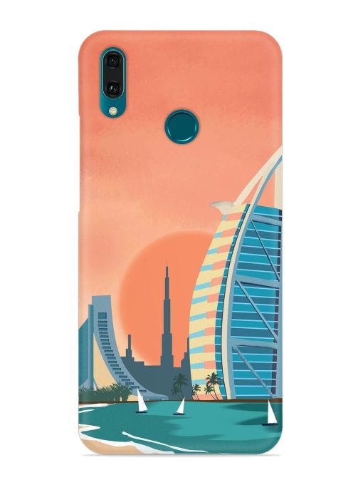 Dubai Architectural Scenery Snap Case for Honor Y9 (2019) Zapvi