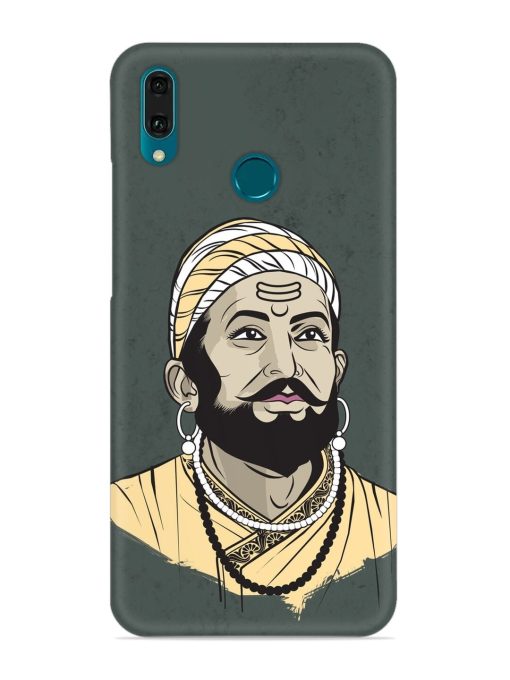 Shivaji Maharaj Vector Art Snap Case for Honor Y9 (2019) Zapvi