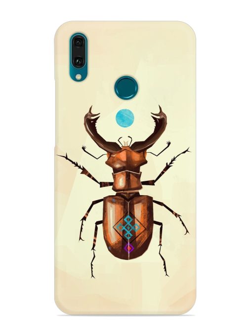 Stag Beetle Vector Snap Case for Honor Y9 (2019) Zapvi