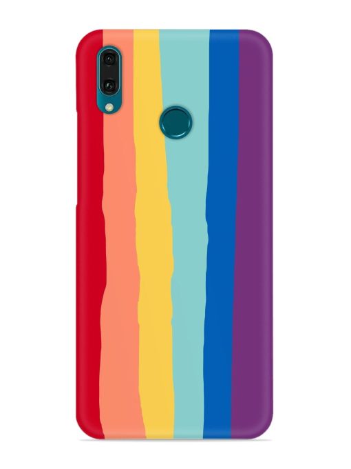 Rainbow Genuine Liquid Snap Case for Honor Y9 (2019) Zapvi