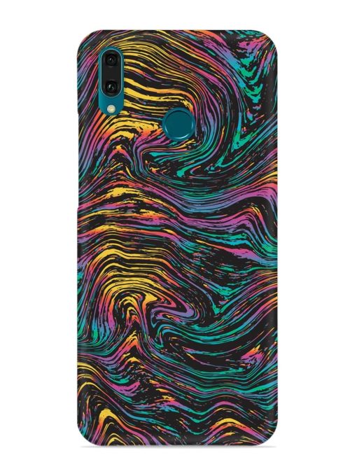 Abstract Liquid Colors Snap Case for Honor Y9 (2019) Zapvi