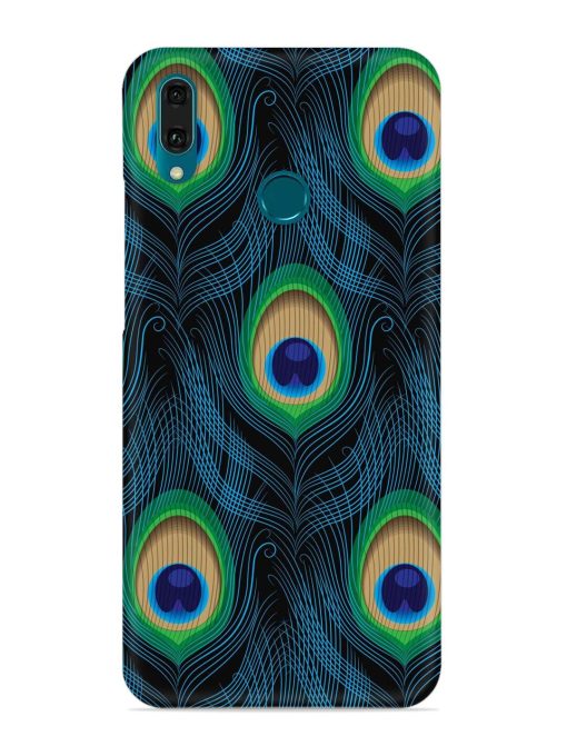 Seamless Pattern Peacock Snap Case for Honor Y9 (2019) Zapvi