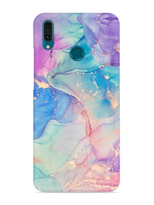 Alcohol Ink Colors Snap Case for Honor Y9 (2019) Zapvi