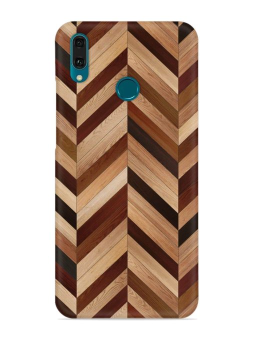 Seamless Wood Parquet Snap Case for Honor Y9 (2019) Zapvi