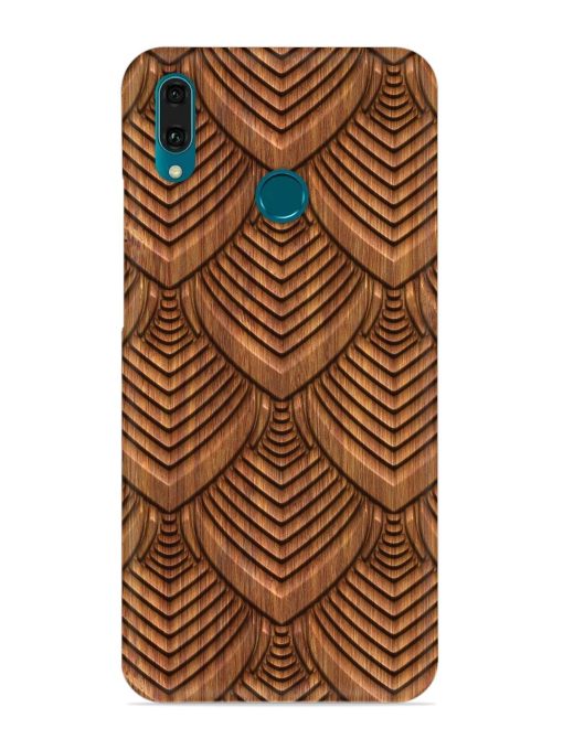 Carved Pattern On Snap Case for Honor Y9 (2019) Zapvi