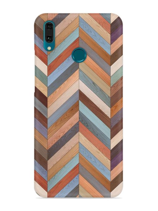 Seamless Wood Parquet Snap Case for Honor Y9 (2019) Zapvi