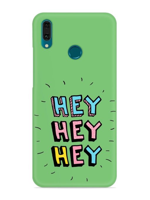 Hey Vector Cartoon Snap Case for Honor Y9 (2019) Zapvi