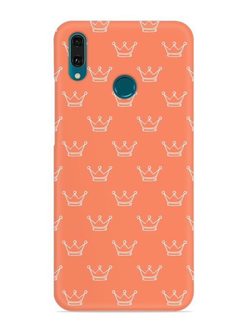 Hand Drawn Crown Snap Case for Honor Y9 (2019) Zapvi