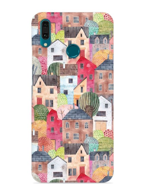 Abstract Seamless Pattern Snap Case for Honor Y9 (2019) Zapvi