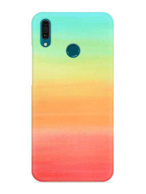 Background Sky Watercolor Snap Case for Honor Y9 (2019)