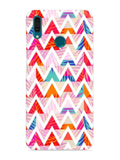 Abstract Triangle Background Snap Case for Honor Y9 (2019) Zapvi