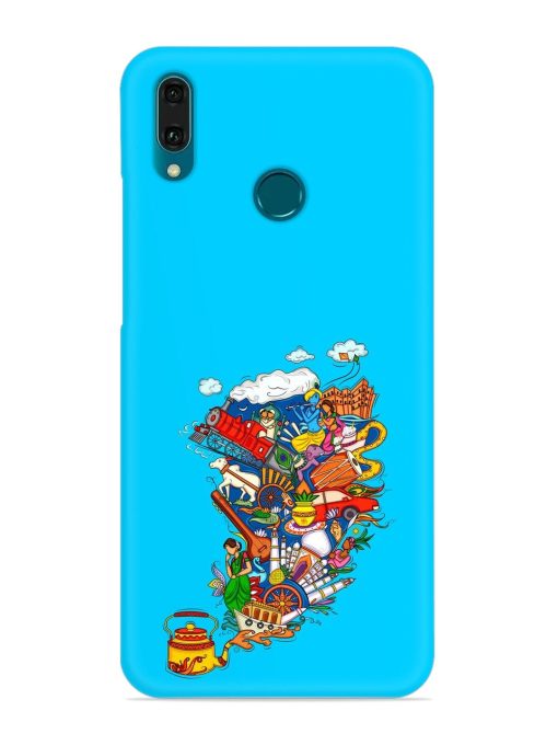 Vector Design Indian Snap Case for Honor Y9 (2019) Zapvi