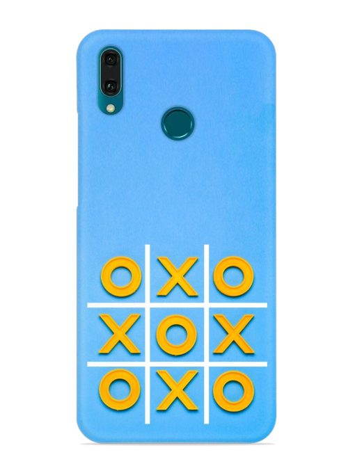 Yellow Plastic Crosses Snap Case for Honor Y9 (2019)