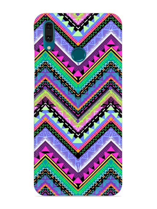 Tribal Aztec Print Snap Case for Honor Y9 (2019)