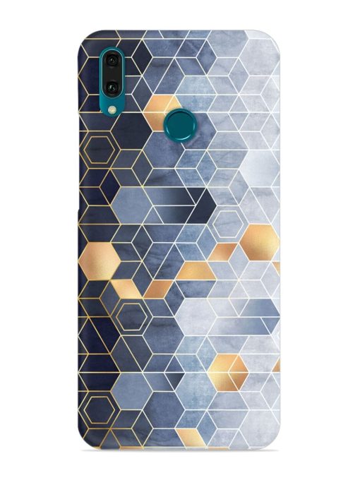 Geometric Abstraction Hexagons Snap Case for Honor Y9 (2019) Zapvi