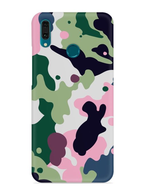 Seamless Funky Camouflage Snap Case for Honor Y9 (2019) Zapvi