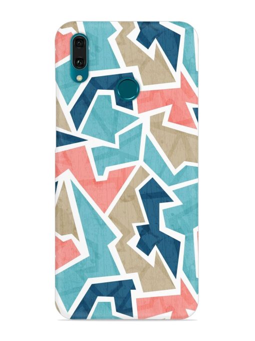 Vintage Geometric Triangle Snap Case for Honor Y9 (2019) Zapvi