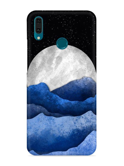 Full Moon Mountain Vector Snap Case for Honor Y9 (2019) Zapvi