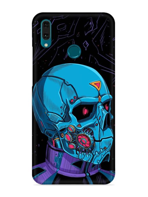 Skull Robo Vector Snap Case for Honor Y9 (2019) Zapvi