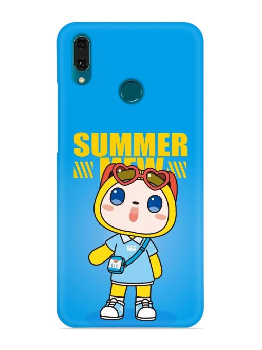 Summer Mew Cartoon Snap Case for Honor Y9 (2019) Zapvi