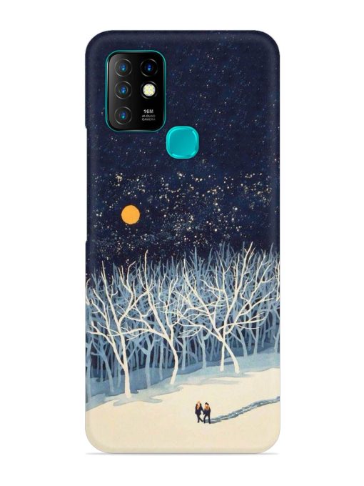 Full Moon Snowshoe Tour Snap Case for Infinix Hot 10 Zapvi