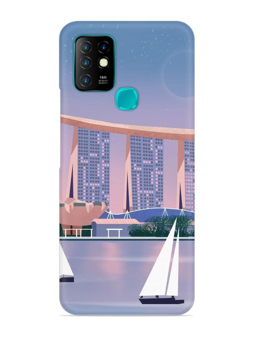 Singapore Scenery Architecture Snap Case for Infinix Hot 10 Zapvi