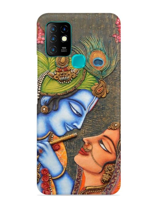 Lord Radha Krishna Flute Art Snap Case for Infinix Hot 10