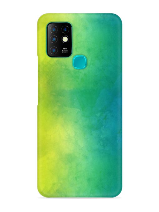 Yellow Green Gradient Snap Case for Infinix Hot 10