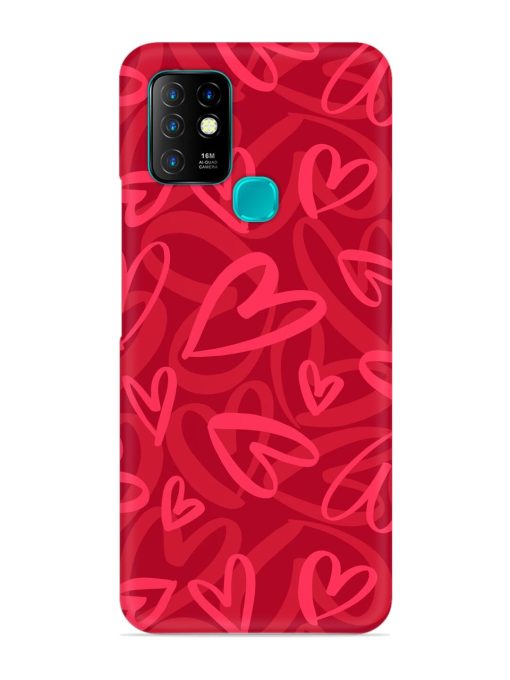 Seamless Romantic Pattern Snap Case for Infinix Hot 10