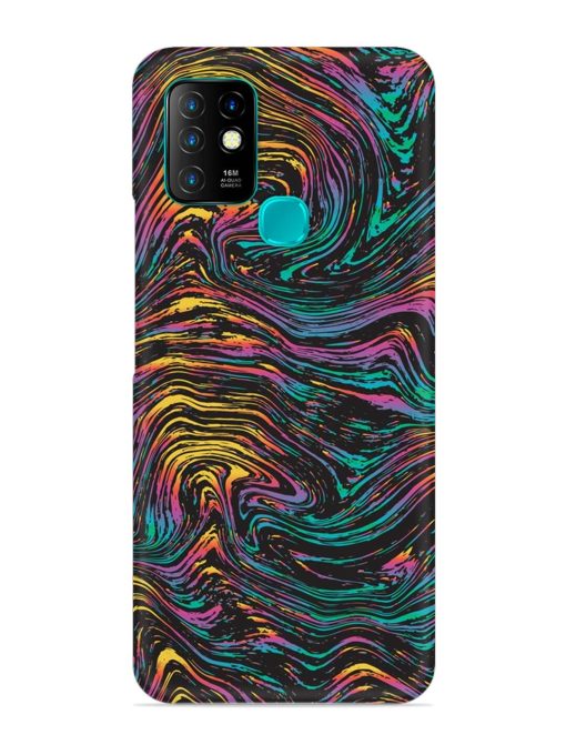 Abstract Liquid Colors Snap Case for Infinix Hot 10